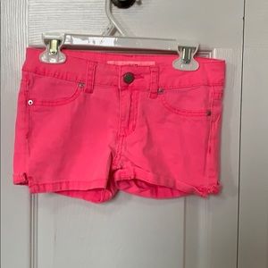 hot pink shorts